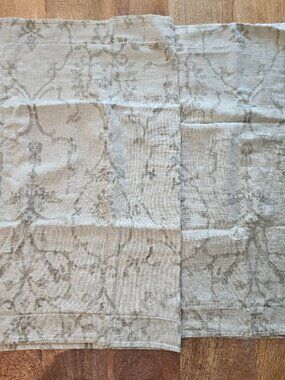 RH Restoration Hardware Italian Vintage Trellis Standard Pillow Shams Set of 2